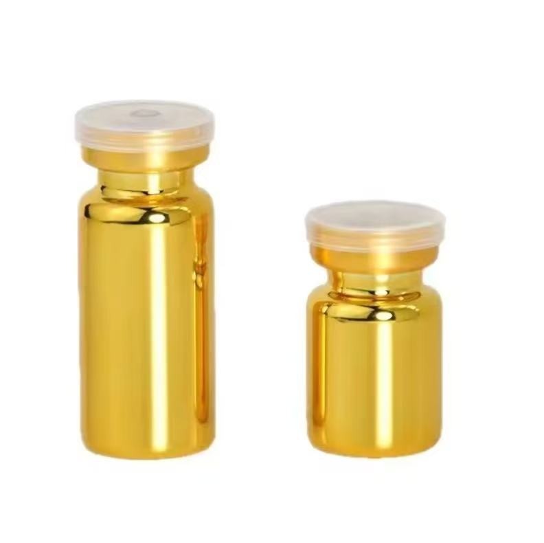 9 green glass serum vial 10ml